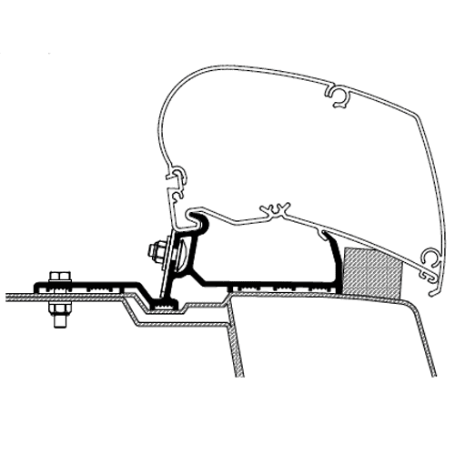 Thule 6300 Adapter for Master 2010> / Movano 2010-21